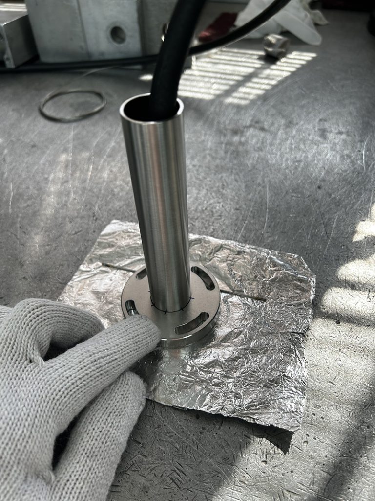 Tack Welding Experience of High-Purity Stainless Steel Tube to Flange